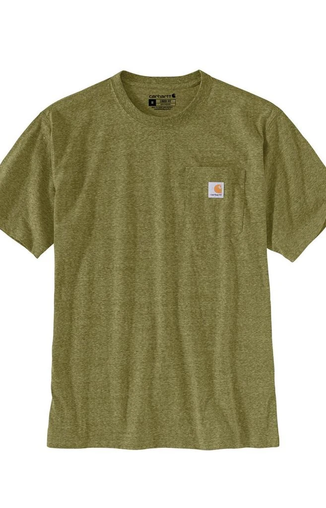 商品Carhartt|(K87) Workwear Pocket T-Shirt - True Olive Snow Heather ,价格¥58,第2张图片详细描述