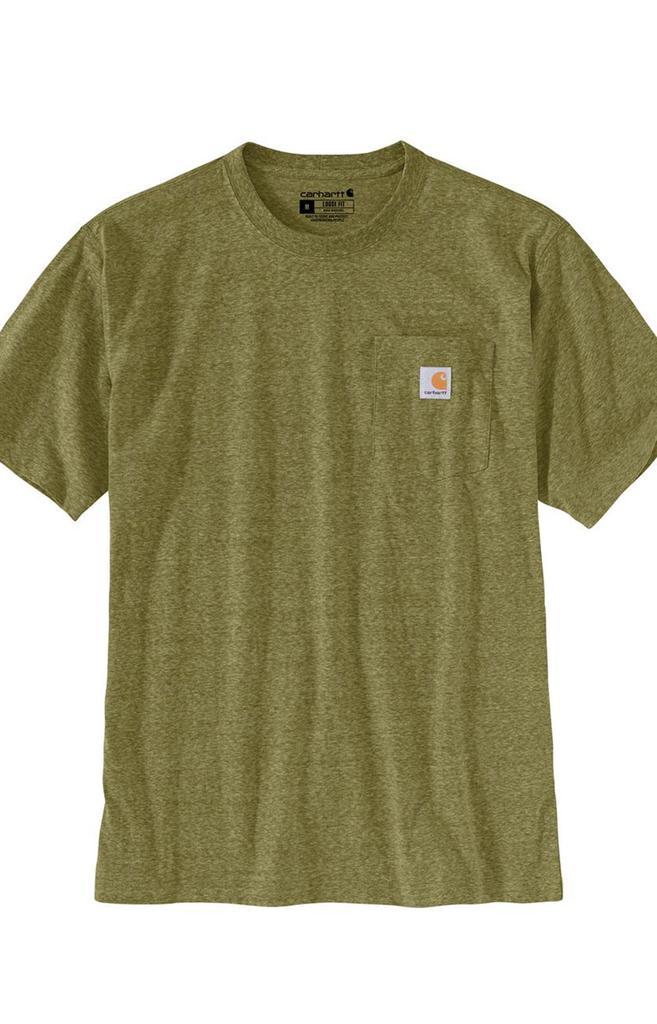 商品Carhartt|(K87) Workwear Pocket T-Shirt - True Olive Snow Heather,价格¥71,第4张图片详细描述
