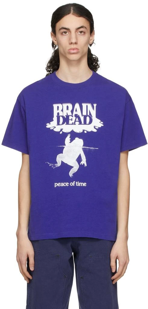 商品Brain Dead|Blue Peace Of Time T-Shirt,价格¥164,第1张图片