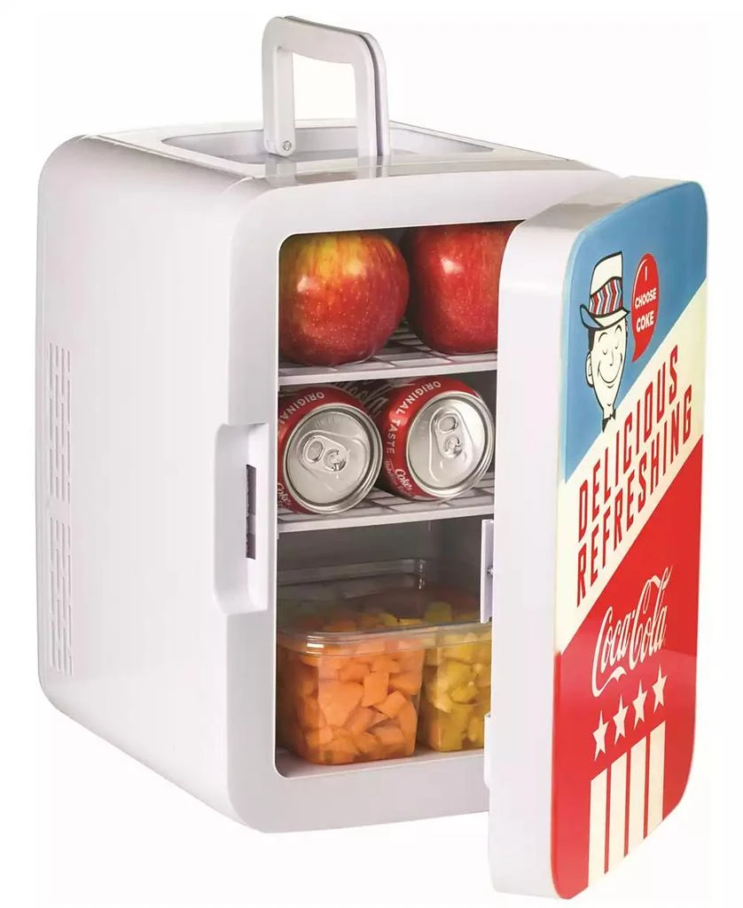 商品Cooluli|Coca-Cola Americana-10L Compact Thermoelectric Cooler And Warmer Mini Fridge,价格¥606,第5张图片详细描述