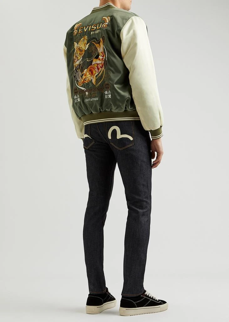 商品Evisu|Logo slim-leg jeans,价格¥2814,第4张图片详细描述