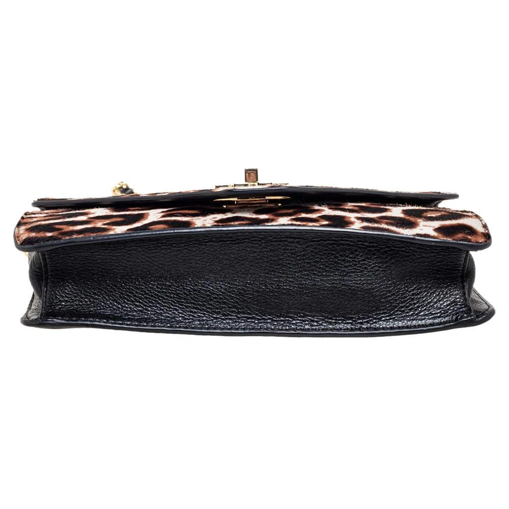 Tory Burch Brown/Black Pony Hair/Leather Kira Envelope Flap Chain Bag 商品