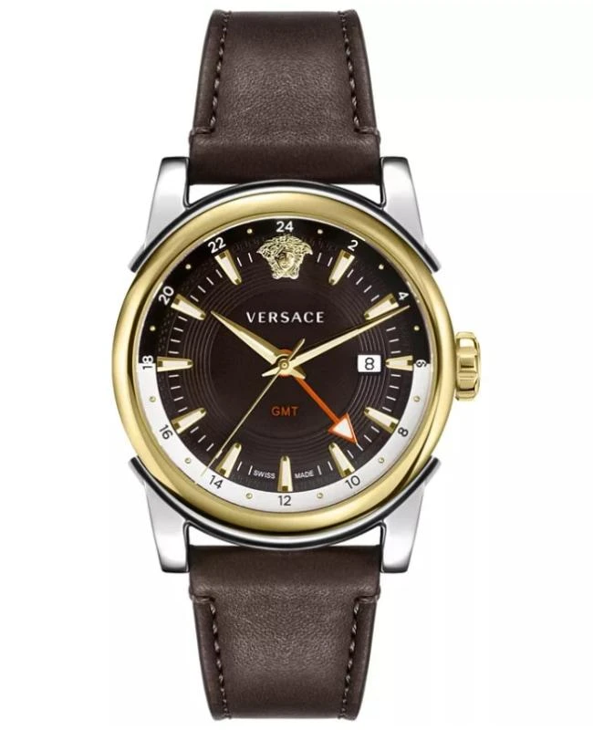 商品Versace|Versace GMT Vintage Men's Watch VEV300219,价格¥2874,第1张图片