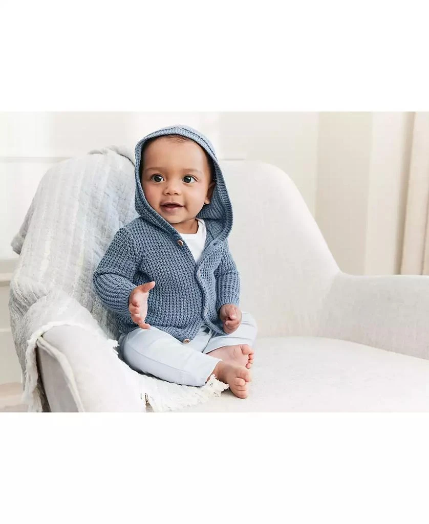 商品Carter's|Baby Boys Hooded Cotton Cardigan,价格¥112,第2张图片详细描述