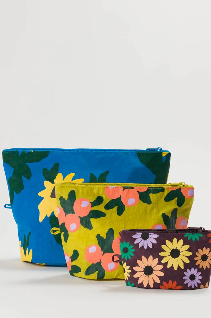 Baggu Go Pouch Wildflowers Set商品第1张图片规格展示