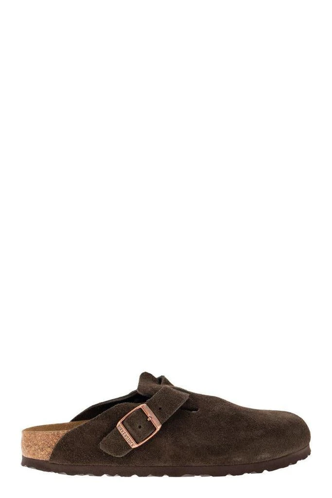 商品Birkenstock|Birkenstock Boston - Suede Sabot,价格¥1273,第1张图片