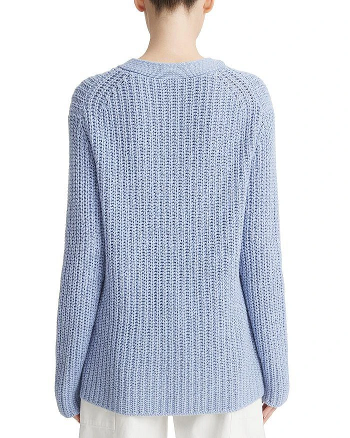 商品Vince|Chunky Shaker Stitch V Neck Sweater,价格¥998,第2张图片详细描述