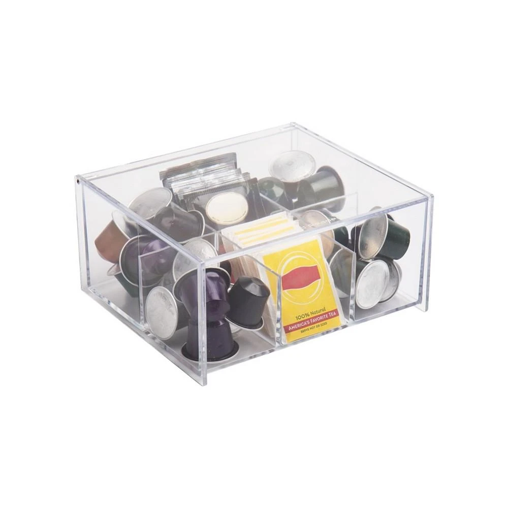 商品Mind Reader|Tea Bag Pantry Storage Organizer with Lid and 6 Compartments,价格¥246,第2张图片详细描述