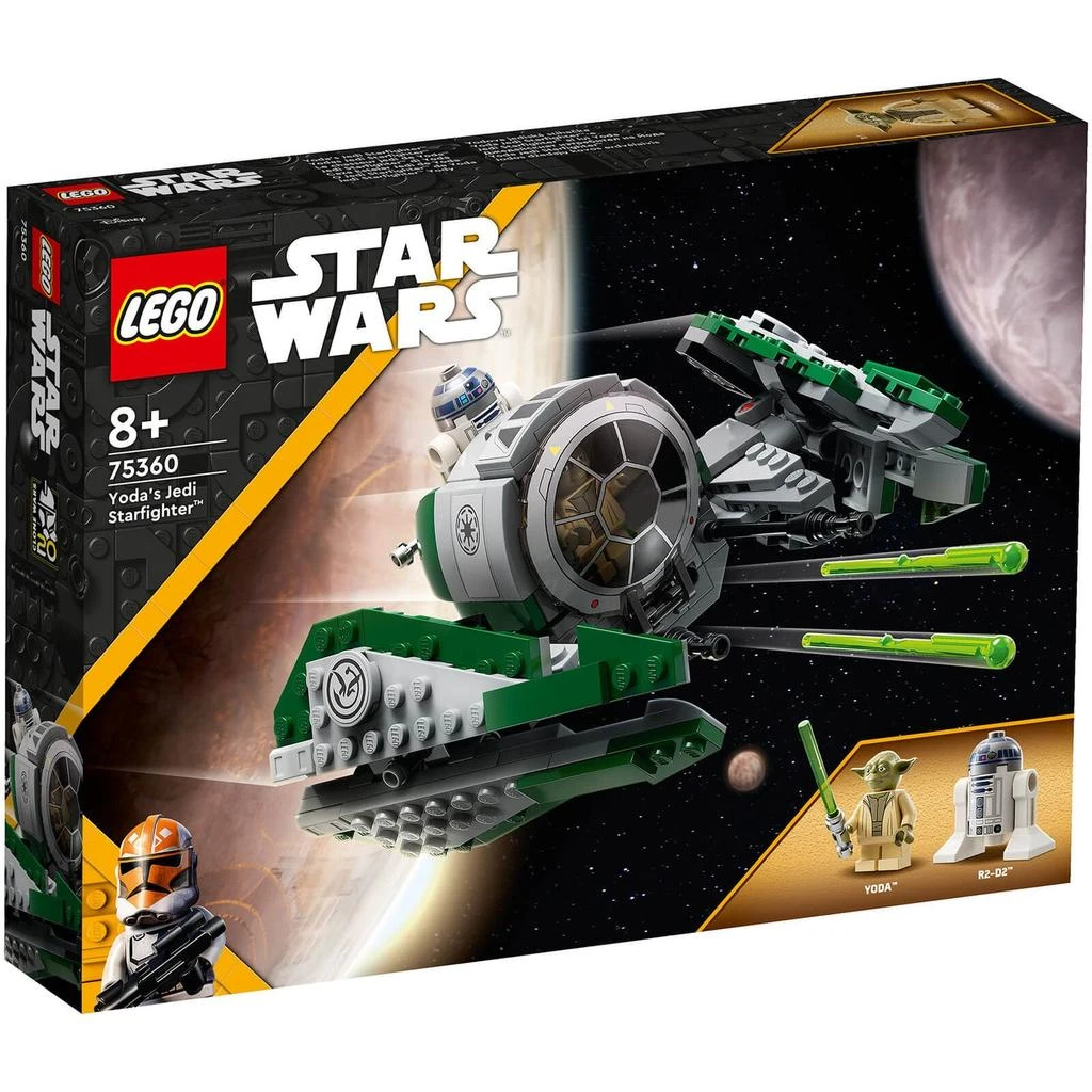 商品LEGO|LEGO Star Wars Yoda's Jedi Starfighter Set 75360,价格¥294,第2张图片详细描述