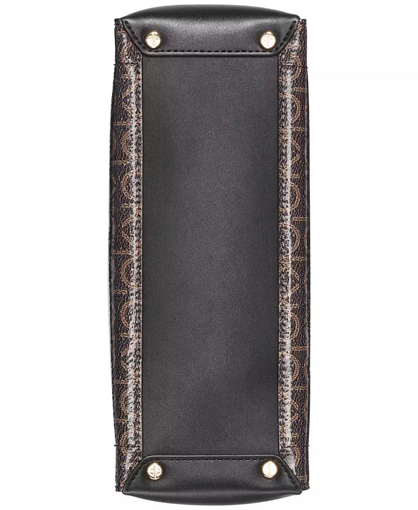 Calvin Klein Nova Signature Top Zipper Shoulder with Chain