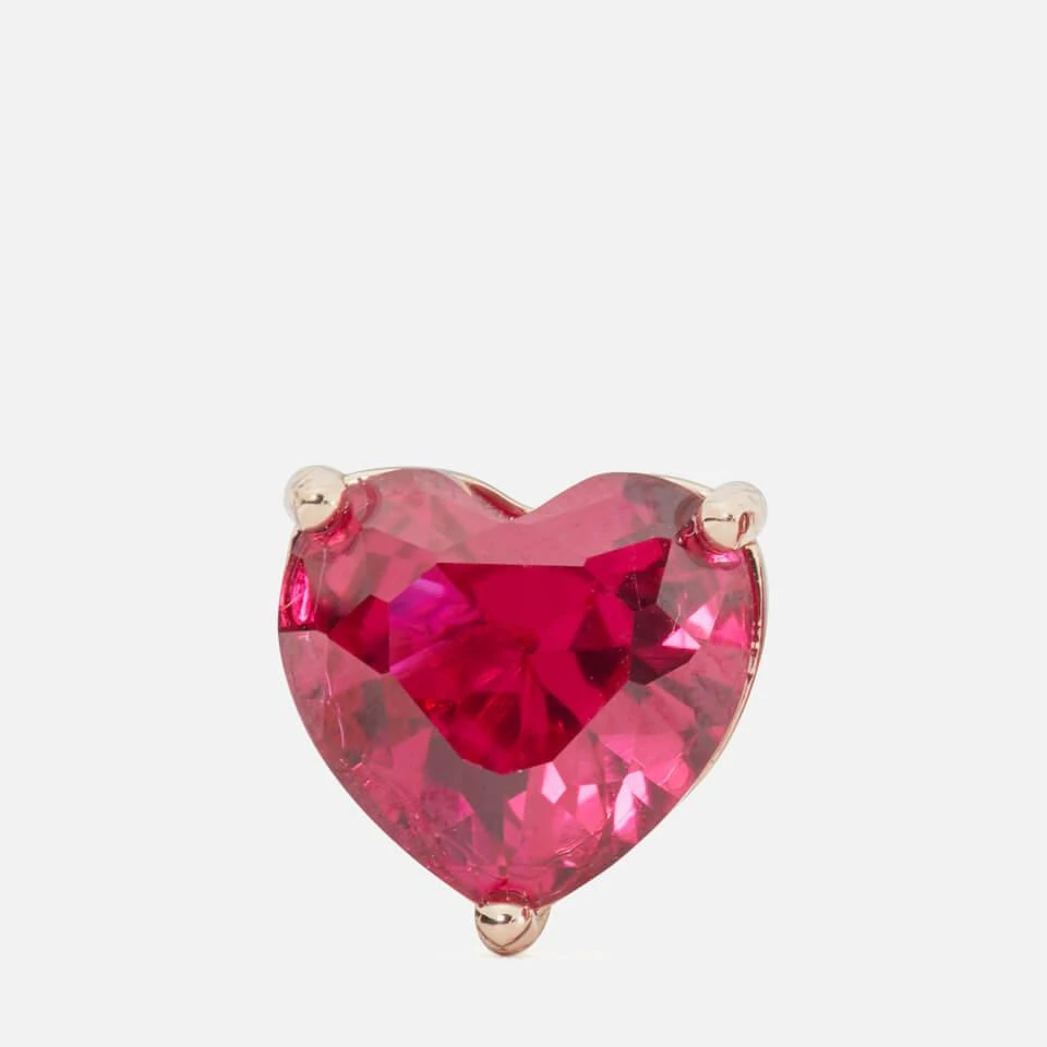 商品Kate Spade|Kate Spade Heart Gold-Plated Cubic Zirconia Earrings,价格¥454,第3张图片详细描述