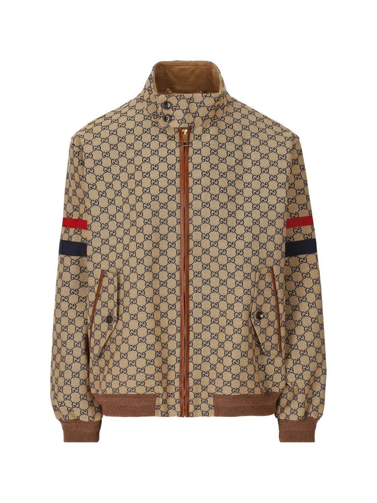 商品Gucci|Gucci GG Zipped Bomber Jacket,价格¥14254,第1张图片