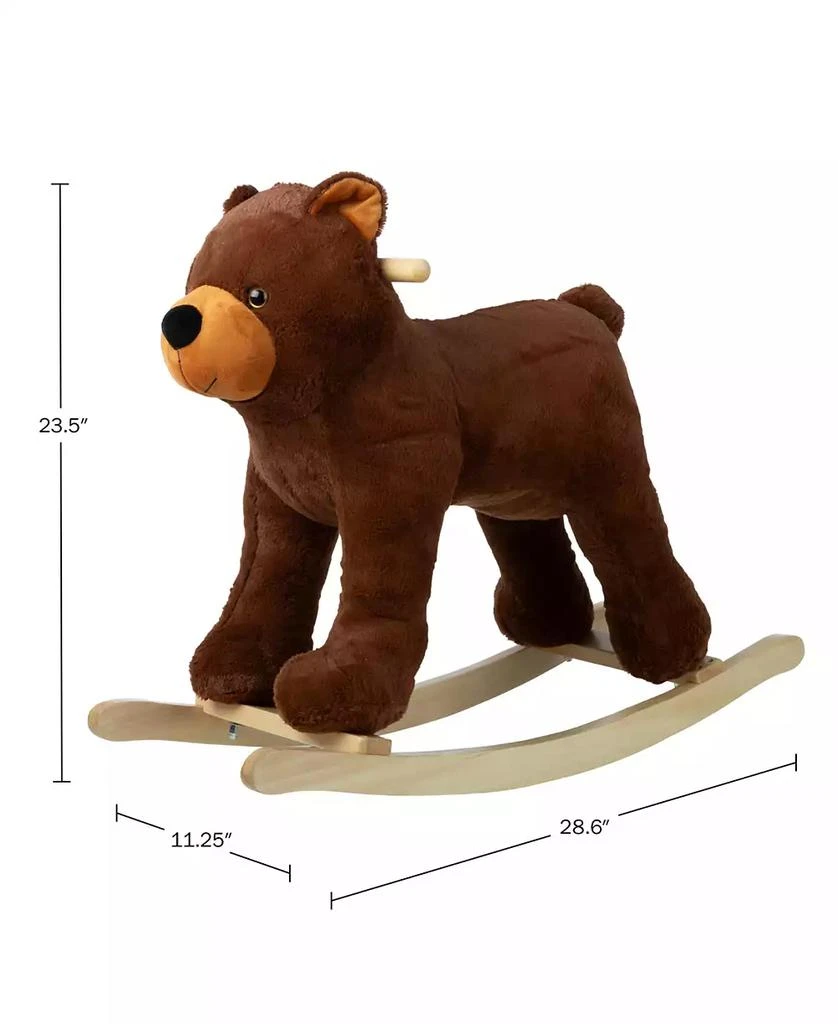商品Trademark Global|Happy Trails Plush Bear Rocking Horse,价格¥604,第5张图片详细描述