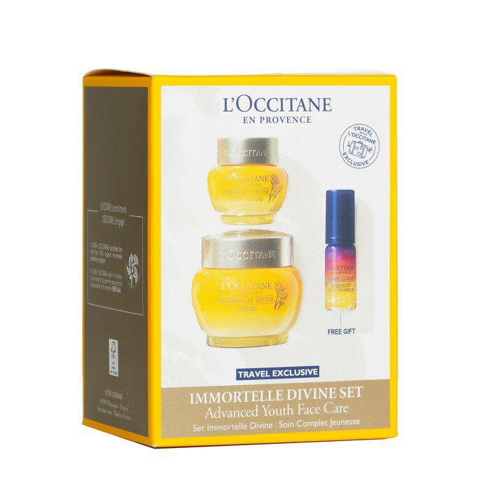 L'Occitane 蜡菊赋颜3件套装：精华霜 50ml + 眼霜 15ml + 精华 5ml 3pcs商品第2张图片规格展示