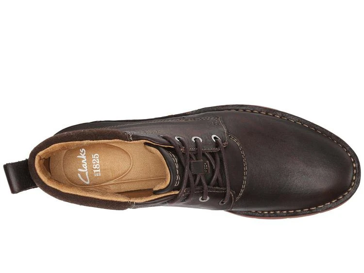 商品Clarks|Clarks Varick Hill 男式高帮休闲皮鞋,价格¥759,第3张图片详细描述