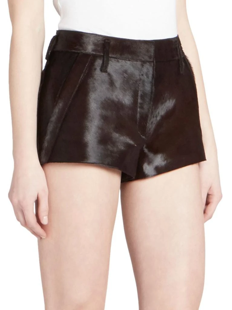 商品Yves Saint Laurent|Saint Laurent - Pony Mini Shorts,价格¥4822,第3张图片详细描述
