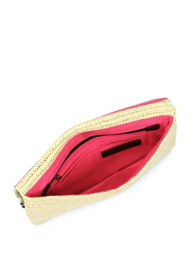 商品Rebecca Minkoff|Beach Hair Don't Care Straw Clutch,价格¥431,第2张图片详细描述