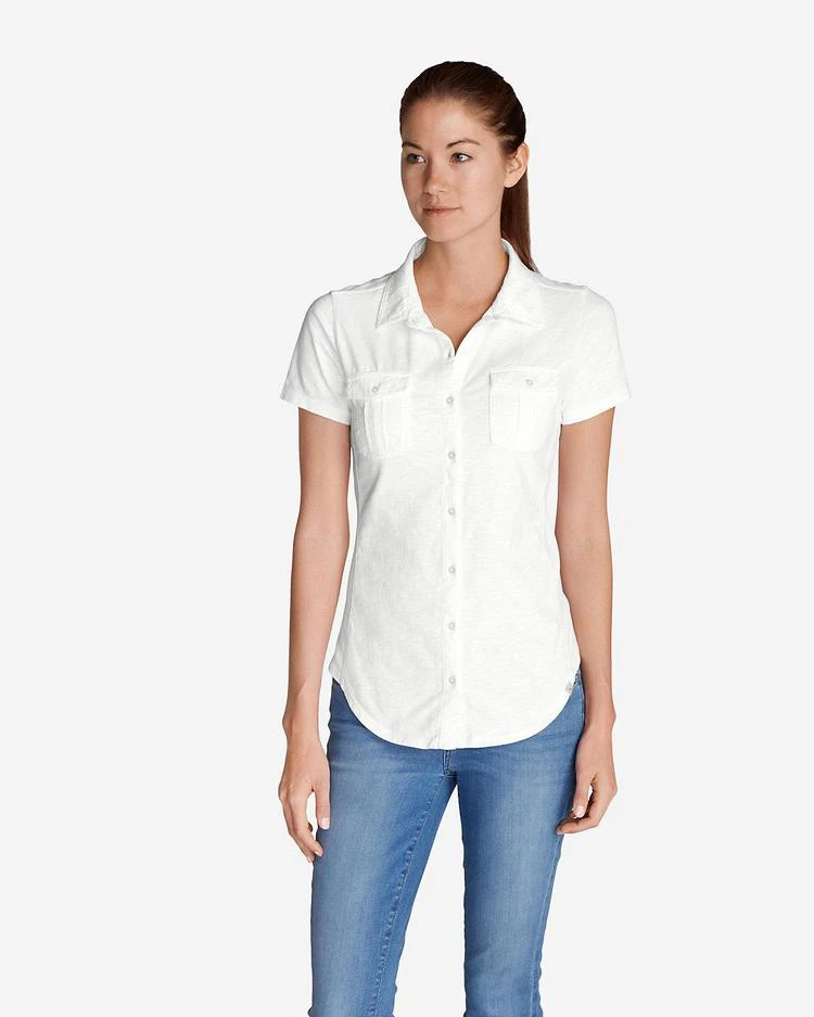 Women's Ravenna Short-Sleeve Button-Front Shirt 商品