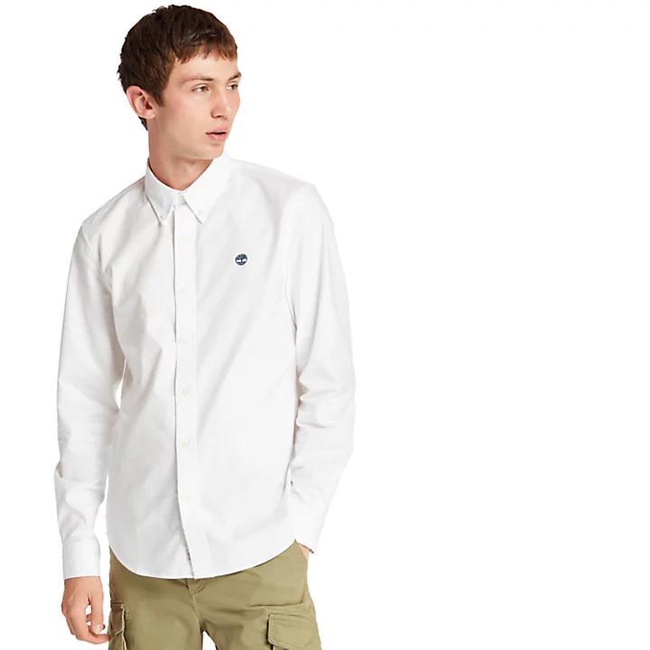 商品Timberland|Pleasant River Shirt for Men in White,价格¥335,第1张图片