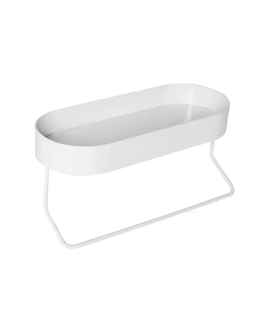 商品Honey Can Do|Towel Bar and Oval Top Tray with Wall Mounted Bathroom Shelf,价格¥303,第1张图片