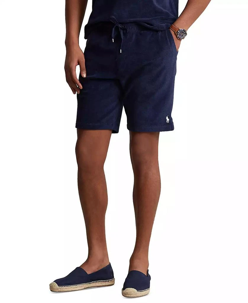商品Ralph Lauren|Men's 7-3/4-Inch Terry Drawstring Shorts,价格¥299,第1张图片