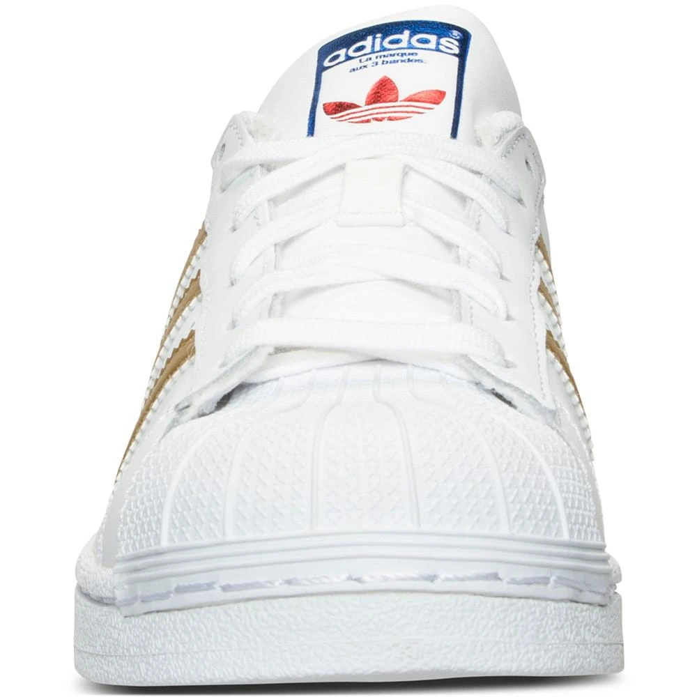 商品Adidas|Big Girls' ' Superstar Casual Sneakers from Finish Line,价格¥223,第3张图片详细描述