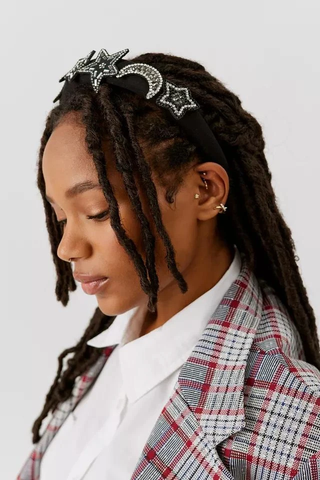 商品Urban Outfitters|Rhinestone Patch Headband,价格¥38,第1张图片