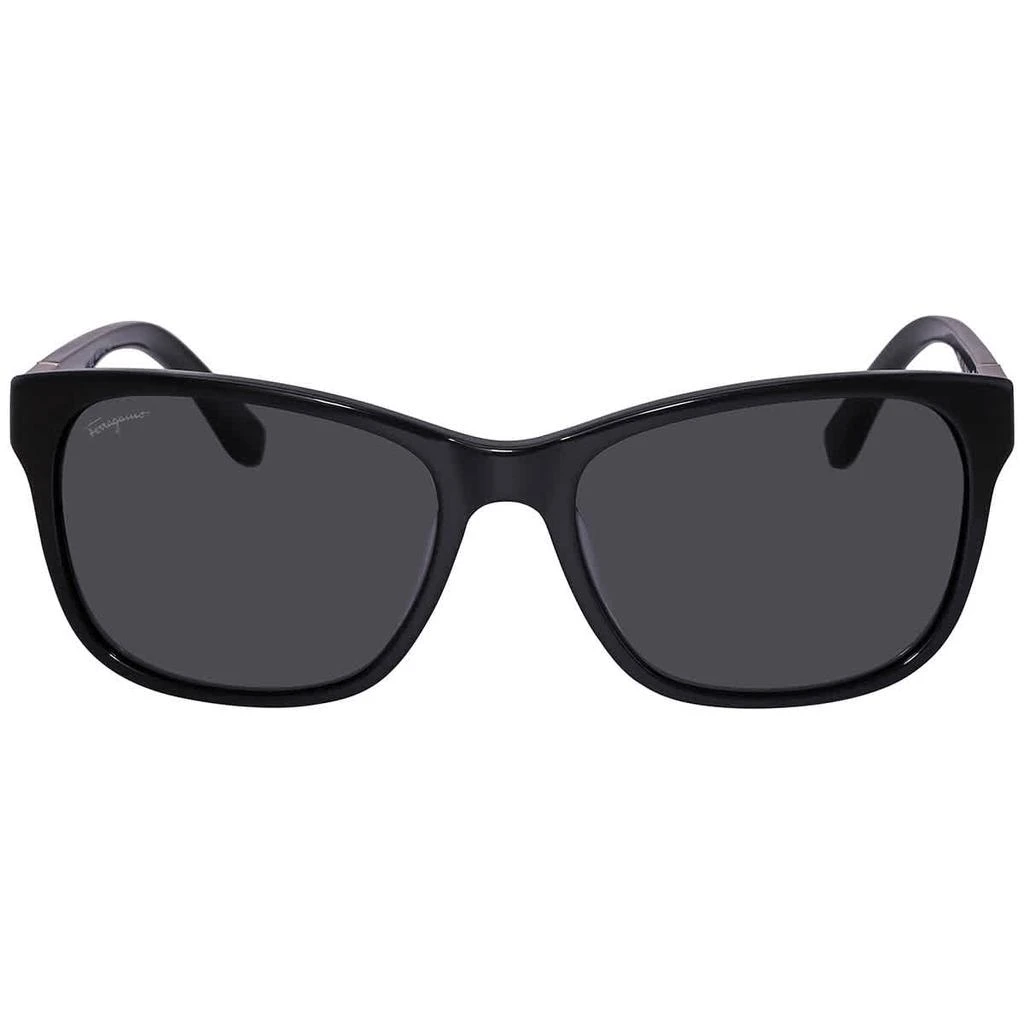 商品Salvatore Ferragamo|Salvatore Ferragamo Grey Rectangular Mens Sunglasses SF701SK 001 60,价格¥523,第2张图片详细描述