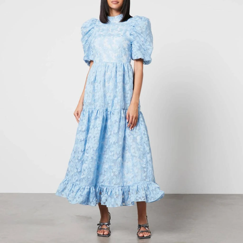 商品Sister Jane|Sister Jane Dream Sky Lily Embroidered Organza Midi Dress,价格¥780,第1张图片