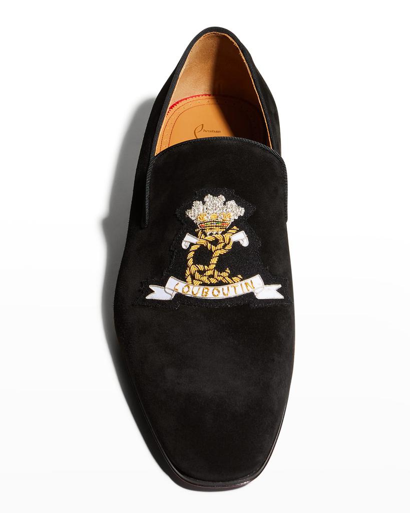 Men's Colonnaki Cruise Flat Logo Crest Loafers商品第5张图片规格展示