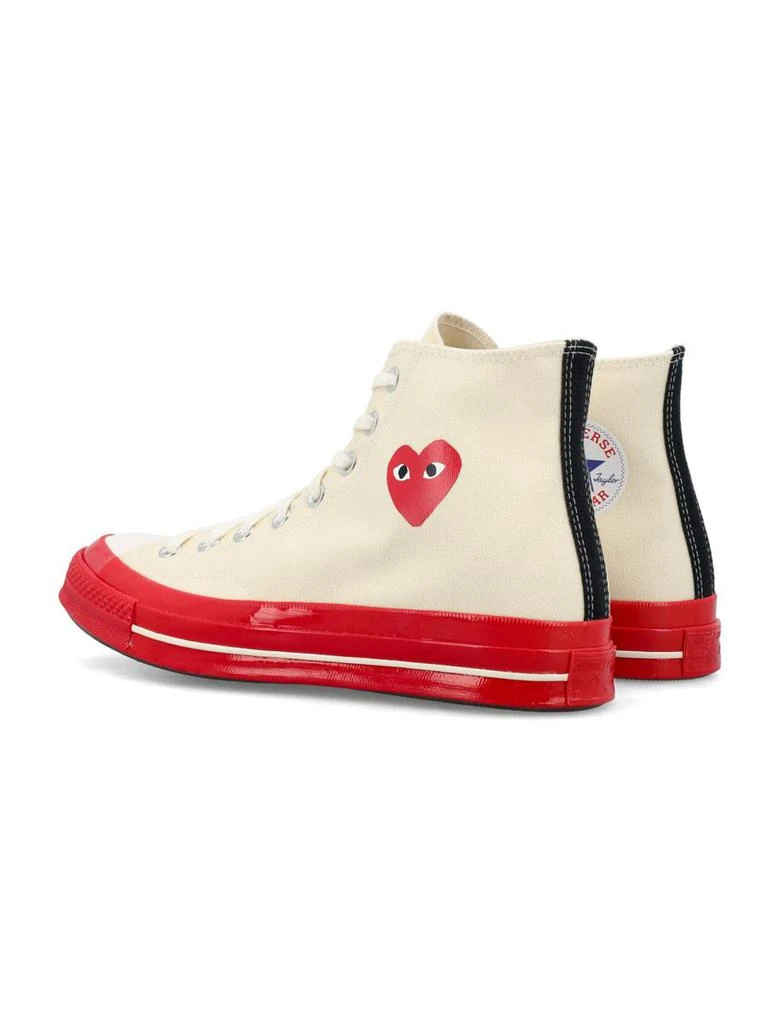 商品Comme des Garcons|COMME DES GARÇONS PLAY X CONVERSE Chuck 70 CDG high red sole,价格¥967,第4张图片详细描述