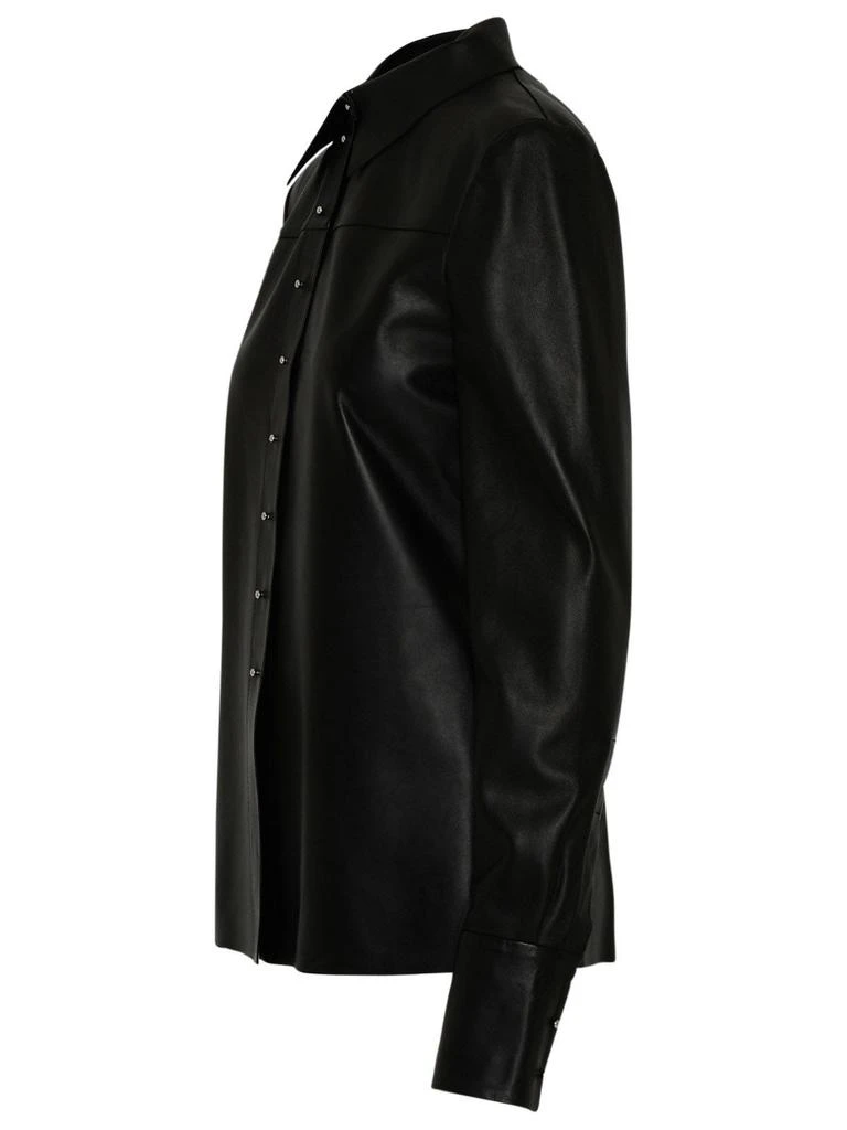 商品Weekend Max Mara|Max mara women's black leather shirt,价格¥4208,第2张图片详细描述