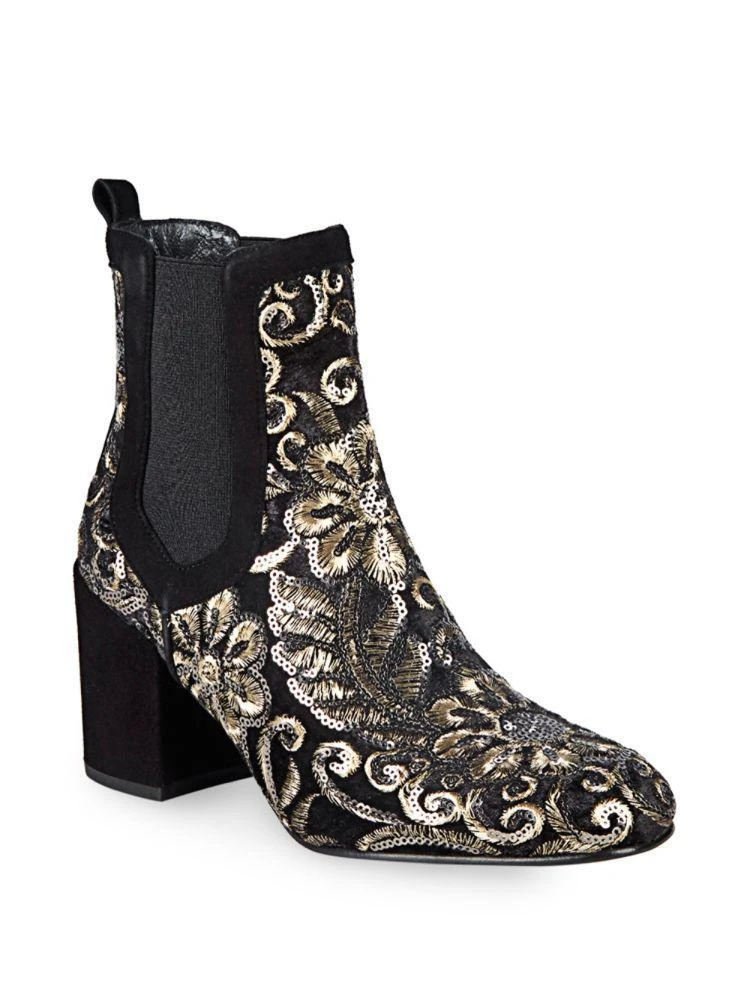 商品Stuart Weitzman|Mediate Embellished Booties,价格¥947,第1张图片