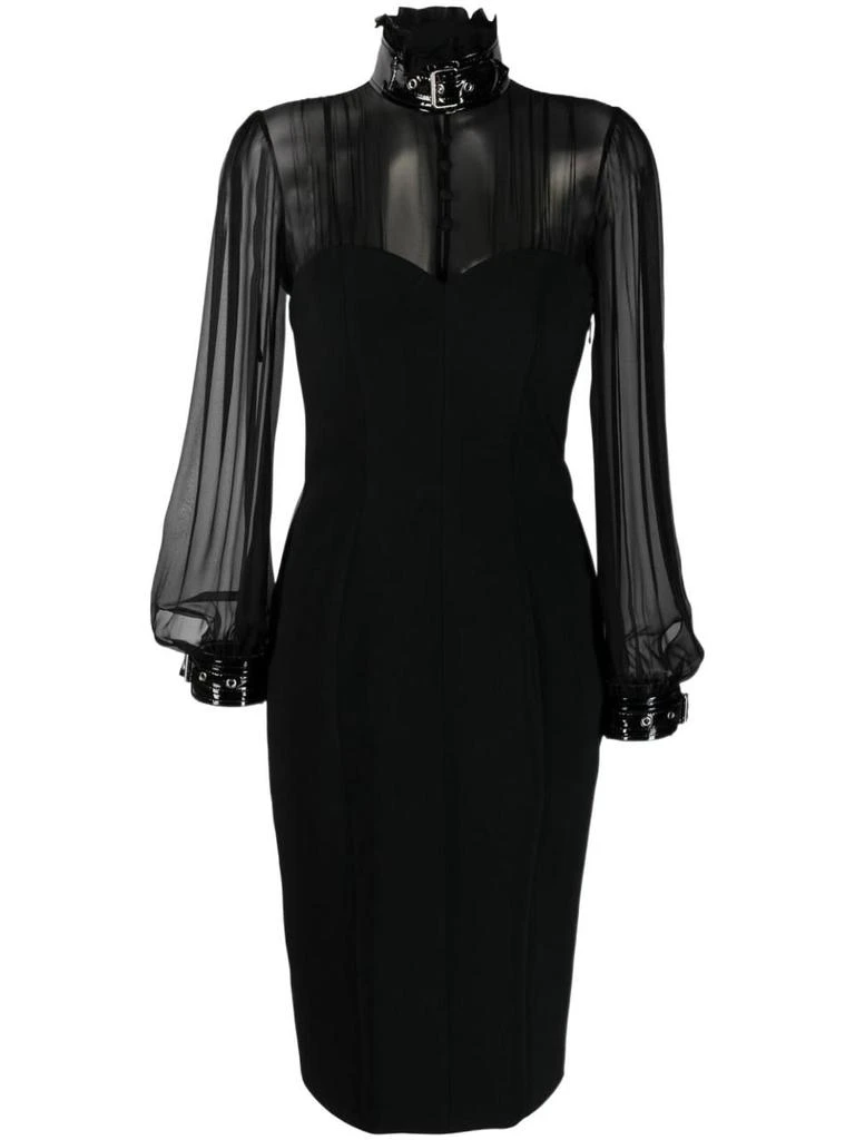 商品Moschino|Moschino Womens Black Dress,价格¥18138,第1张图片