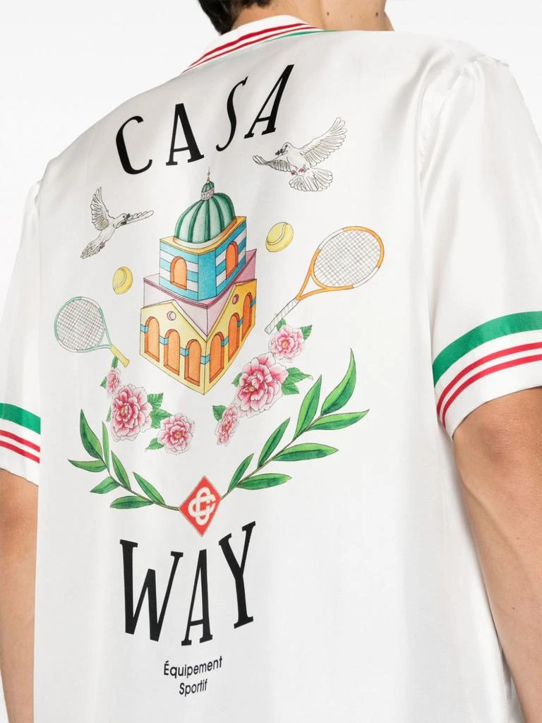 商品Casablanca|STRIPED SILK SHIRT,价格¥5395,第5张图片详细描述