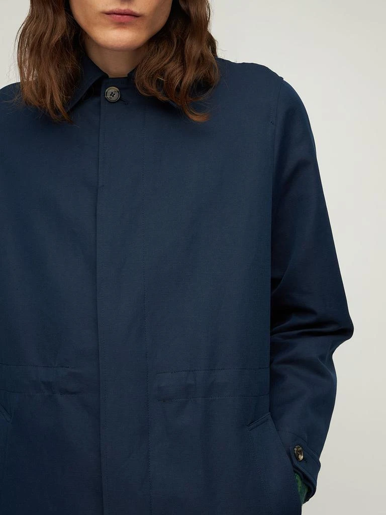 商品Gabriela Hearst|Malraux Hooded Cotton & Linen Parka,价格¥9277,第3张图片详细描述