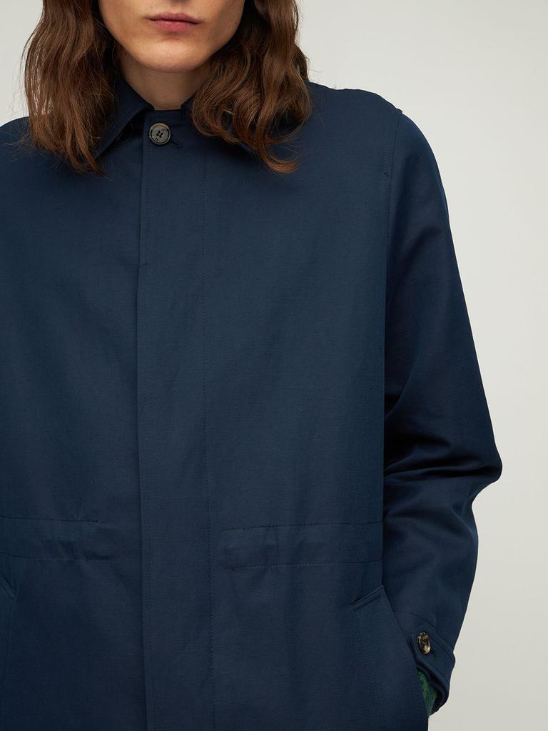 商品Gabriela Hearst|Malraux Hooded Cotton & Linen Parka,价格¥36525,第5张图片详细描述