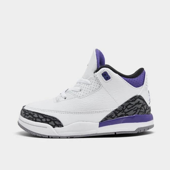 商品Jordan|Kids' Toddler Air Jordan Retro 3 Basketball Shoes,价格¥537,第1张图片