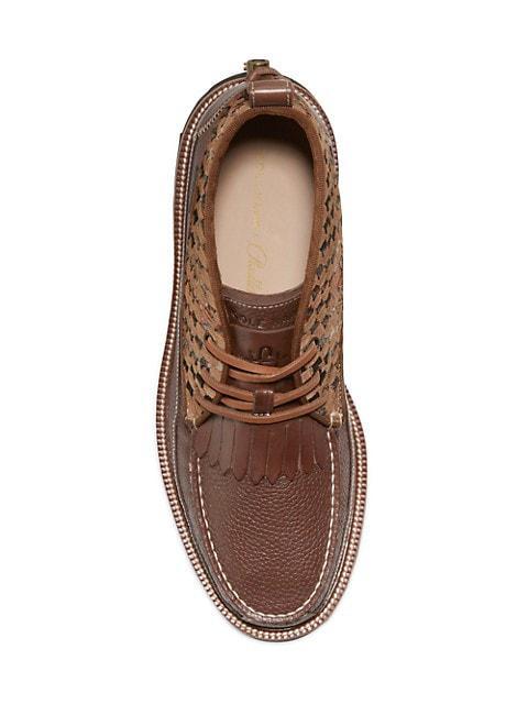 商品Cole Haan|Cole Haan x Pendleton American Classics Leather Chukka Boots,价格¥1564,第7张图片详细描述