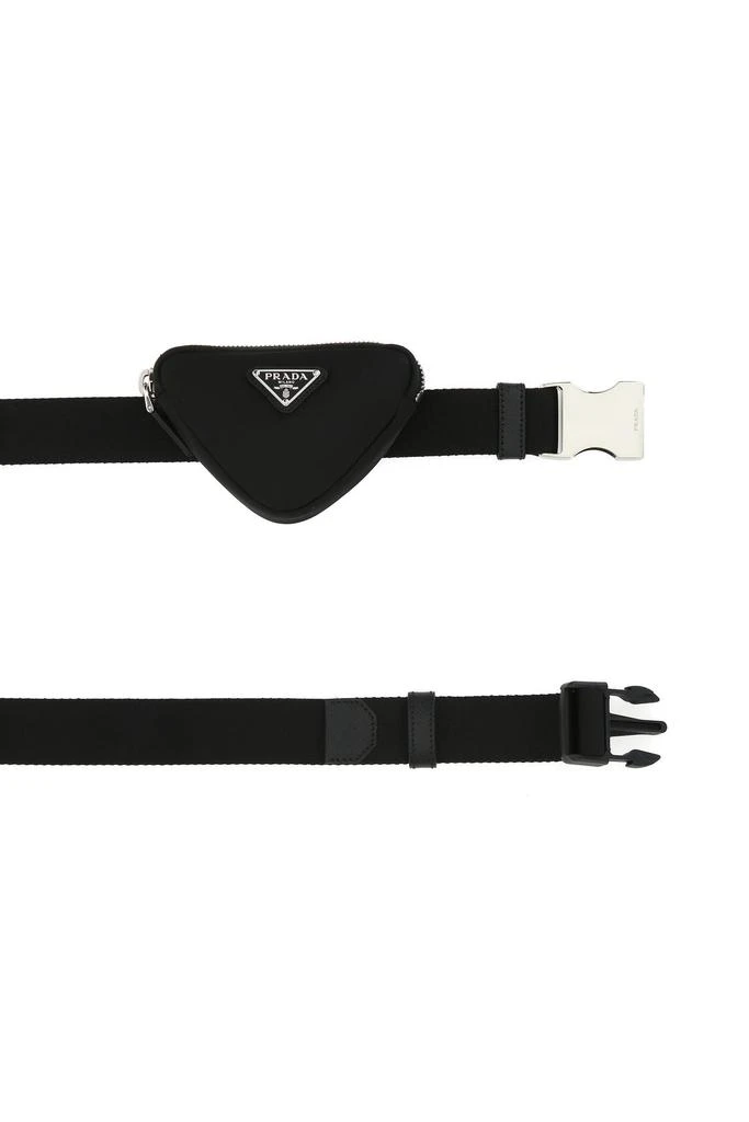 商品Prada|Black nylon belt,价格¥5213,第1张图片
