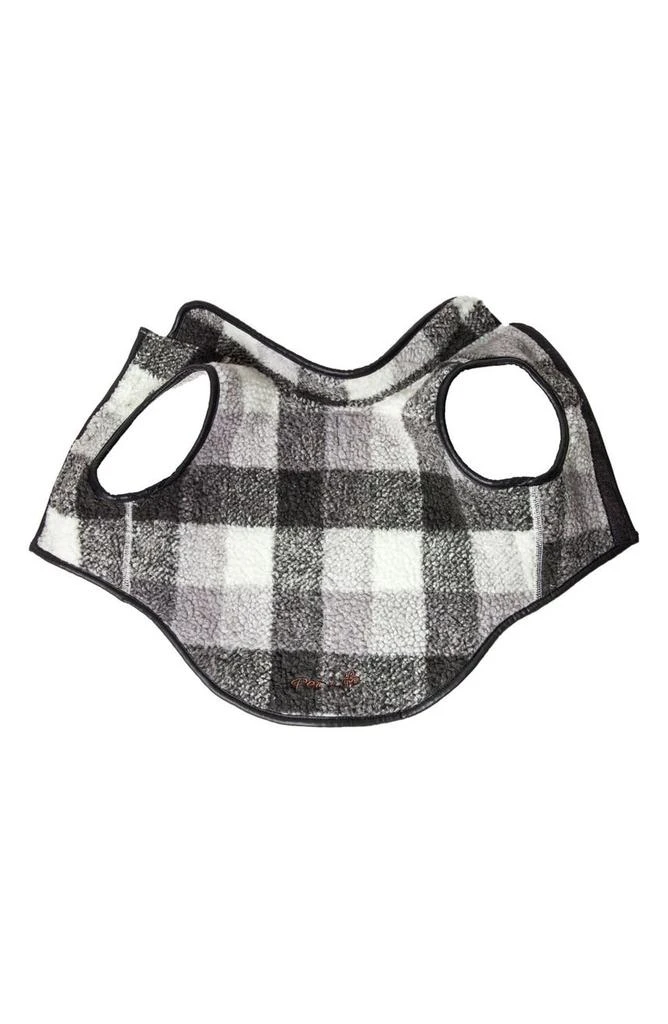 Black Boxer Classical Plaid Insulated Dog Coat 商品