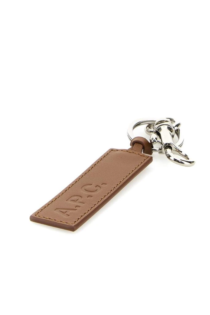 商品A.P.C.|Brown leather key ring,价格¥609,第2张图片详细描述