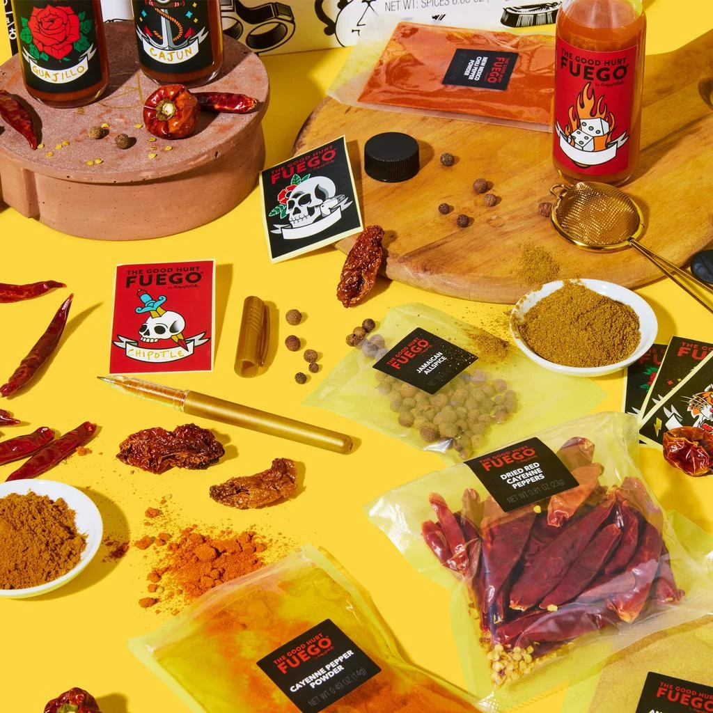 商品Thoughtfully|The Good Hurt Fuego, Extreme DIY Hot Sauce Gift Set,价格¥475,第4张图片详细描述