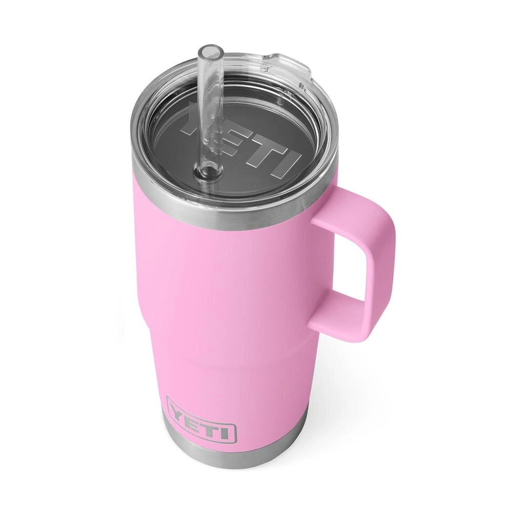 商品YETI|YETI Rambler Tumbler with Handle and Straw Lid, Vacuum Insulated Travel Mug, Stainless Steel,价格¥258,第1张图片