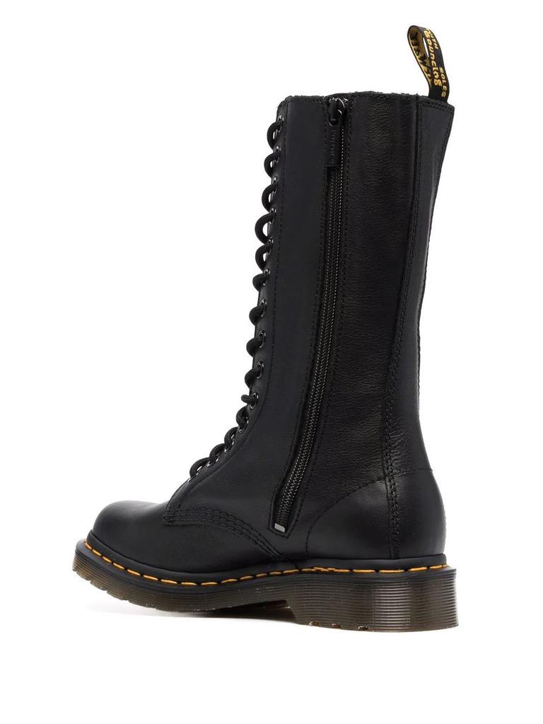 Dr. Martens Black Leather Boots商品第3张图片规格展示