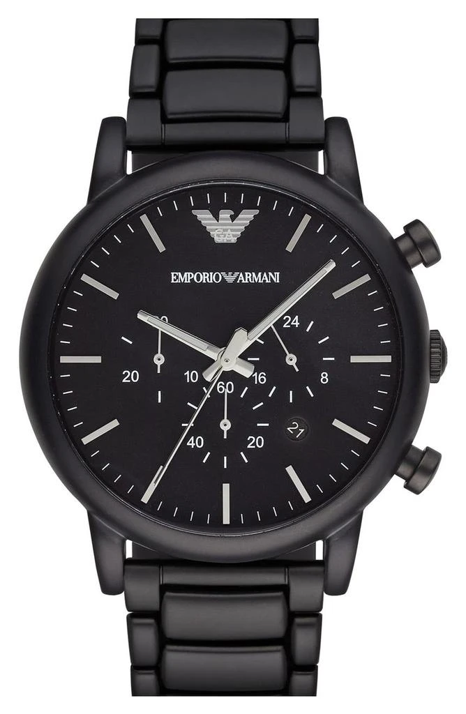 商品Emporio Armani|Men's Luigi Chronograph Watch, 46mm,价格¥1502,第1张图片