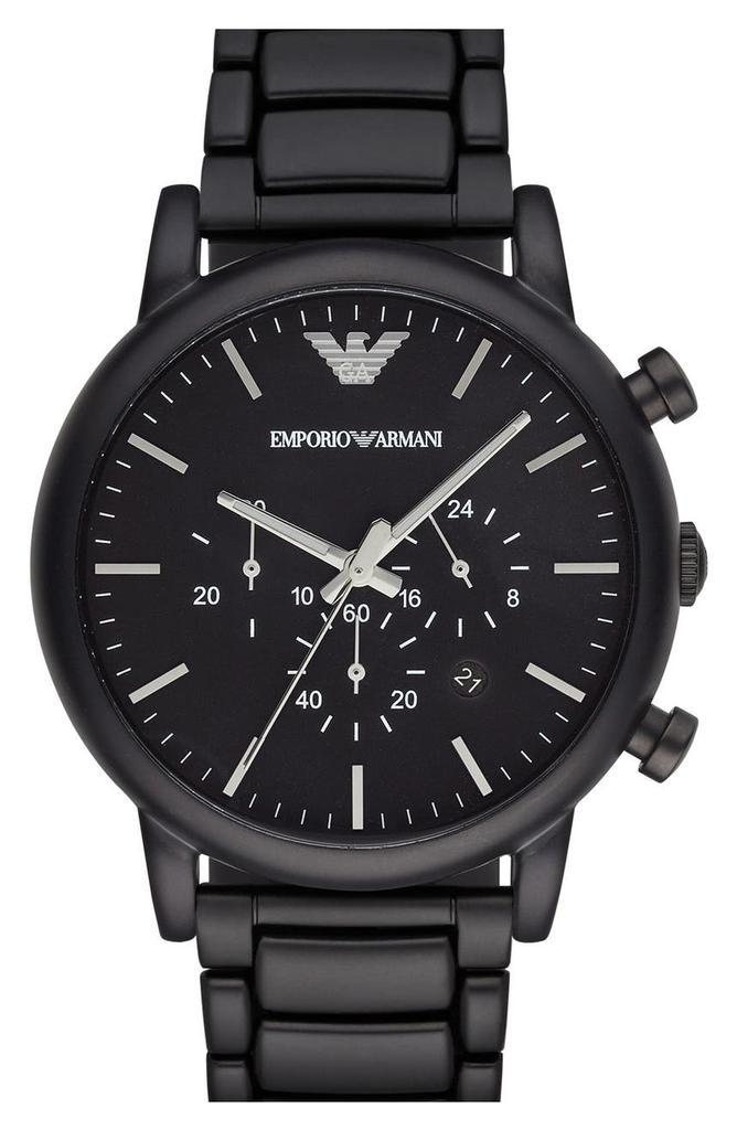 商品Emporio Armani|Men's Luigi Chronograph Watch, 46mm,价格¥1532,第1张图片