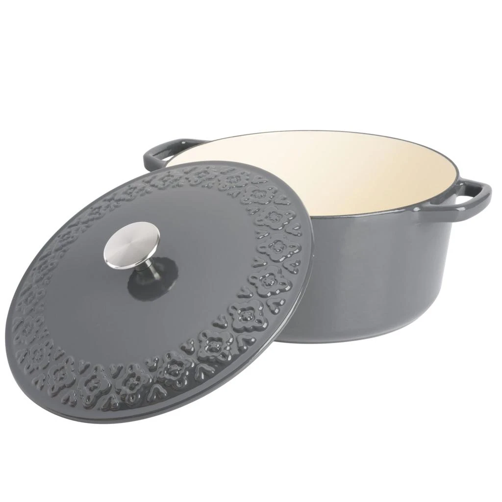 Savory Saffron 6 Quart Enameled Cast Iron Dutch Oven with Lid 商品