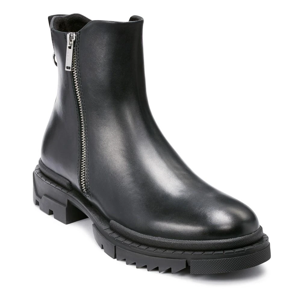 商品Karl Lagerfeld Paris|Karl Lagerfeld Men's Double Zip Lug Sole Boot,价格¥2194,第1张图片