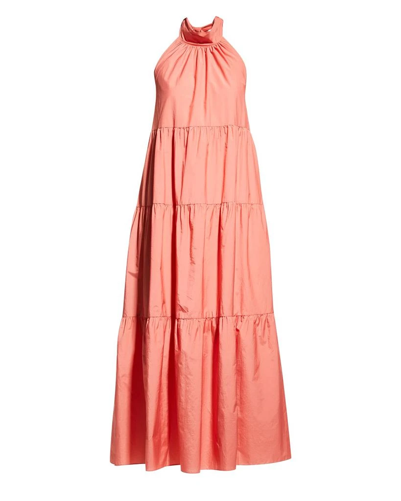 商品Theory|Sleeveless Tiered Halter Maxi Dress,价格¥1367,第2张图片详细描述